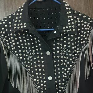 Studded Denim Jacket